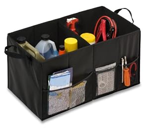Honey-Can-Do SFT-01166 Soft Storage Chest, Black Folding Trunk Organizer