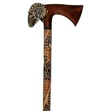 Carved Walking Stick - Ram