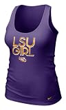 LSU Tigers Women's Purple Nike Girl Rib Tank Top