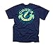Costa Men's Classic Short Sleeve Tee, Navy/Lemon, Medium