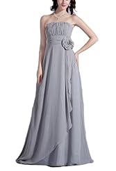 A-line Sweetheart Floor Length Corset Empire   Waistline Crystal Evening Dress 