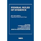 federal rules of evidence 2013 2014 with evidence map selected statutes