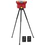 Trend Sports Crusher Professional Mini Lite-Ball Pitching Machine with BONUS Steel Tripod & 8 Hour Battery