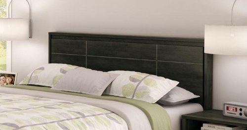 South Shore Gravity Collection Full/Queen Headboard, Ebony