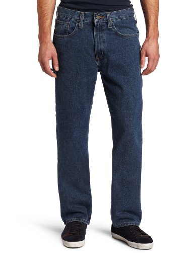 Carhartt Men's Men's Traditional Fit Straight Leg Jean, Deepstone, 35x30