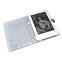 Premium Genuine Light Green Carrying Protector Leather Case for Amazon Kindle DX 9.7" 9.7-inch Wireless Reading Device