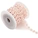 Linsoir Beads Nice Sweet Width 14mm Rhinestone Paved Bright Pink Flower Sewing Trim Chains Applique Sewing Crafts Wedding Party Decoration 9 Yards/roll