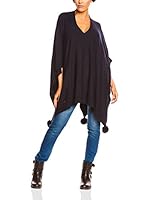 SO CACHEMERE Poncho Cindy (Azul Oscuro)