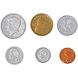 School Smart 264699 Plastic Coins (Pack of 460)