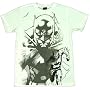 BATMAN "RUNNING DUAL IMAGES" White Soft Woven Cotton Tee Licensed