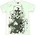 BATMAN RUNNING DUAL IMAGES White Soft Woven Cotton Tee Licensed