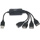 4-port USB 2.0 Hub - Flexible Liberator Cable