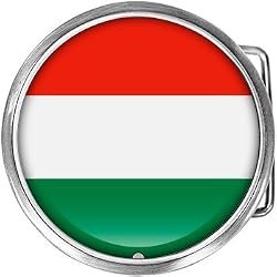 Hungary Flag Belt Buckle