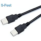 RuiLing 5-Feet USB 2.0 Type A Male M to Male Type A Extension Cable Cord