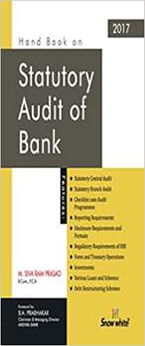 Handbook on Statutory Audit of Bank - 2017 