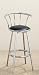 Set of 2 50's Retro Nostalgic Style Black Bar Stools