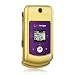 Gold Snap-On Cover Hard Case Cell Phone Protector for Motorola W755