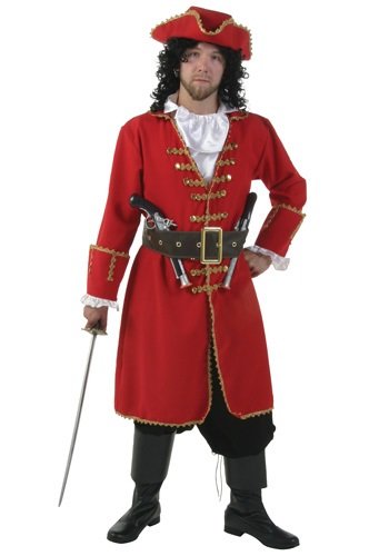 Captain Blackheart Pirate Costume - M