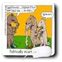 Londons Times Health and Vanity Trends Cartoons - Politically Incorrect Mink Wears Human Stole - Mouse Pads