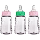 Gerber Graduates 78769 First Essentials Clear View Bottle, Slow Flow, 3 Count, Colors May Vary&nbsp;
