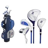 Kids' Dunlop PGA Tour Right-Hand 10-pc. Junior Golf Set - Blue (9-12 yrs.)