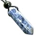 Lucky Crystal Point Pendant Necklace in Sodalite Gemstone