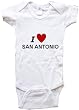 I LOVE SAN ANTONIO - SAN ANTONIO BABY - City Series - White, Blue or Pink Onesie / Baby T-shirt