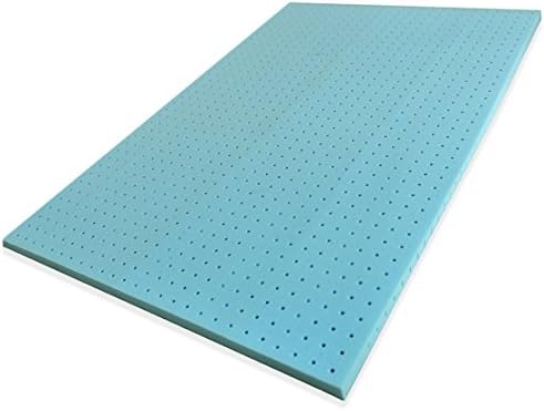 FY-Living 2 Inch Gel Infused Memory Foam Mattress Bed Topper Full Size for Sleeping Cool, 1-Pack