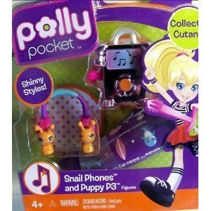 POLLY POCKET SNAIL PHONES AND PUPPY P3