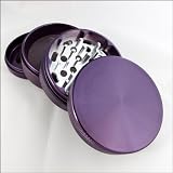 Large PURPLE Sharpstone® Herb Grinder 4 Piece + Cali Crusher® Pollen Press(G2-L-P+CCP)