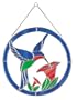 Stunning Stained Glass Hummingbird Windchime
