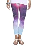Wet Seal Womens Ombre Printed Cosmic Legging