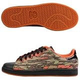 adidas Originals Stan Smith II Sneaker,Black/Amber/Leather,11.5 M
