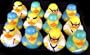 One Dozen (12) Rubber Ducky Doctor Party Favors