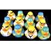 One Dozen (12) Rubber Ducky Doctor Party Favors