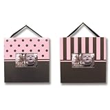 Trend Lab Striped and Dot Two Picture Frame Set in... by Trend Lab
