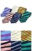 Silk Neckties, Collection of Six Striped 100% Pure Silk Neckties-visli Cheap Deals