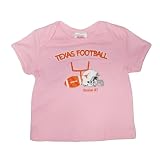 Infant / Baby NCAA Texas Longhorns My First Tee T-Shirt - Pink (Size: 18)