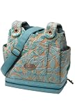 Petunia Pickle Bottom Huckleberry Swirl Society Satchel Diaper Bag