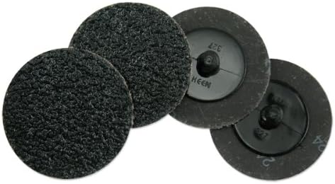 Neiko Roloc Type 2-Inch Silicon Carbide Sanding Disc, 36 Grit, 25 Pieces