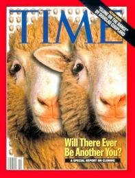 Art Poster Print - Dolly, Cloned Sheep - Artist: TIME Magazine- Poster Size: 14 X 11