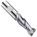 Niagara Cutter A208 High-Speed Steel End Mill, Aluminum Cutting, High Helix, TiCN Coated, 2 Flutes, Square End