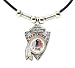 Washington Redskins Leather Necklace w/Beads & Pewter Pendant - NFL Football Fan Shop Sports Team Merchandise