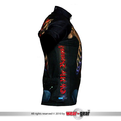 OH MY Bones cycling jersey 04