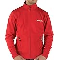 Bench Mens Jersey Tricot Full Zip Top Red