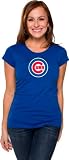 Chicago Cubs Women's Primary Logo Fashion Cap Sleeve Tee