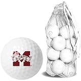 Mississippi State Bulldogs NCAA 15 Golf Ball Clear Pack