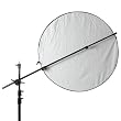Delamax Reflektorhalter f�r runde und eckige Reflektoren von 10-165cm mit Befestigungskopf