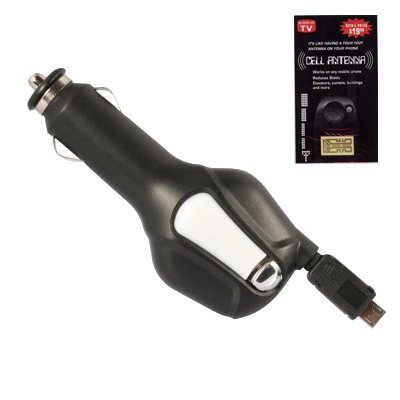 Plantronics BackBeat 116, 216, 903, 906, M100 Retractable Car Charger for