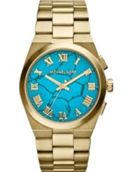 Michael Kors MK5894 Ladies Torquoise and Gold Bracelet Watch